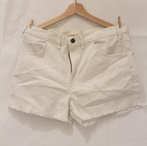 White Denim Shorts‎